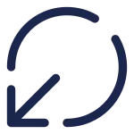Circle Bottom Down SVG Icon